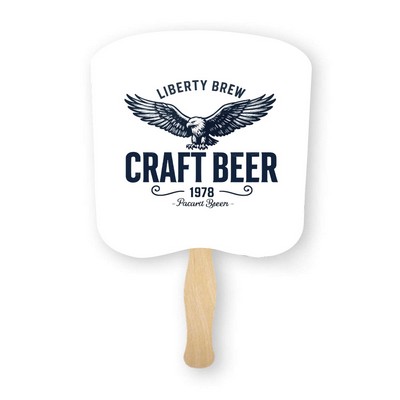 Bread Shaped Hand Fan with Custom Logo