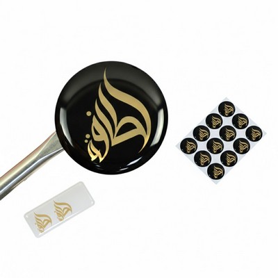 Custom Shape 3D Epoxy Domed Decal