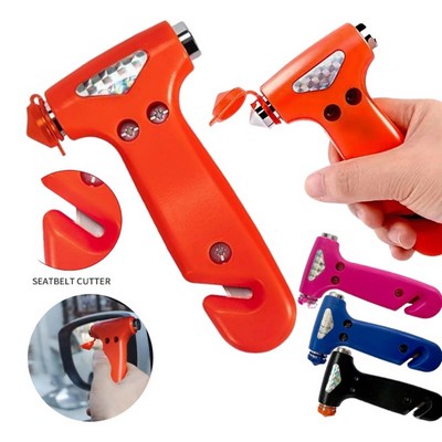 2-in-1 Car Safety Hammer Seat Belt Cutter Tool
