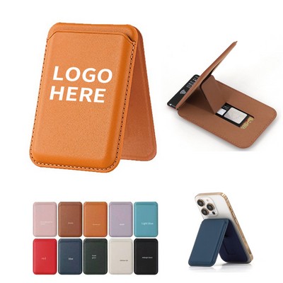 Magnetic Phone Stand & Card Holder Sleeve