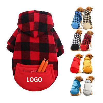 Cotton Winter Hoodie for Small Dogs