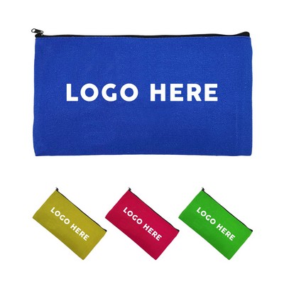 16 OZ Travel Canvas Cosmetic Bag