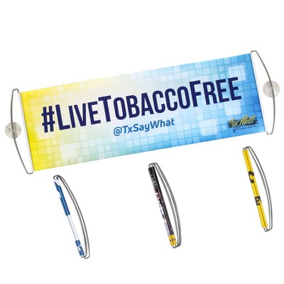 Rollup Handheld Banner