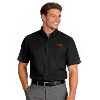 Men's Short Sleeve Button Down Woven Shirt