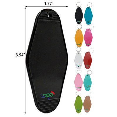 Retro Vintage Motel Keychain