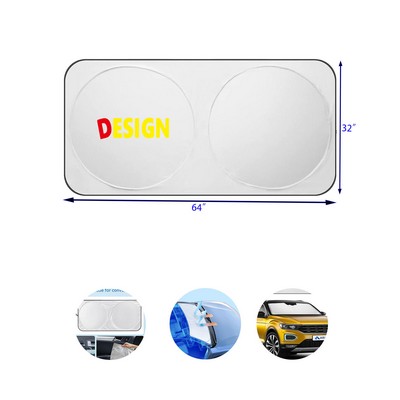 Foldable Car Windshield Sunscreen Panel