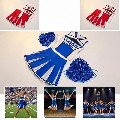 Cheerleading uniform outfit.(S,M,L,XL)