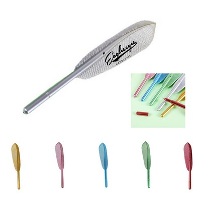 Feather Shape Ballpoint Pen