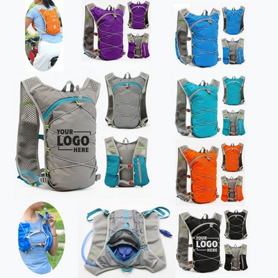 Customized Compact Vest Backpack with 2L Hydration Bladder