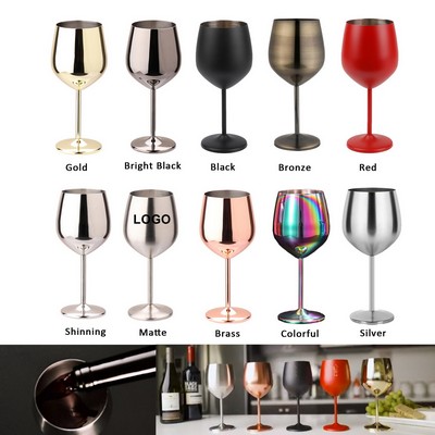 Customized Stainless Steel Goblet Wine Cup
