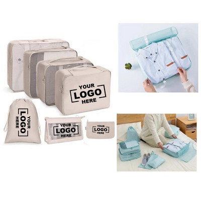 7 Set Packing Cubes for Luggage Storage