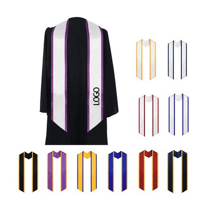 Graduation Sash With Binded Edge