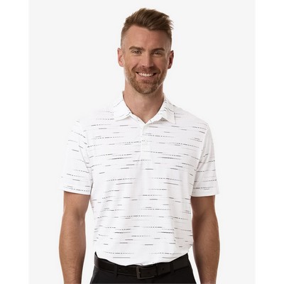 Adidas Men's Ultimate365 Mesh Glimmer Print Polo - A2015