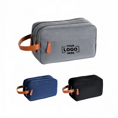 Portable Men's Grooming Cosmetic Bag