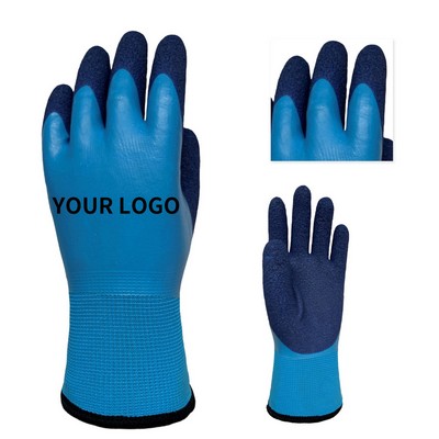 Waterproof Insulated Double Layer Latex Freezer Work Glove