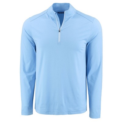 Cutter & Buck Coastline Recycled Double Peached Mens Quarter Zip Pullover