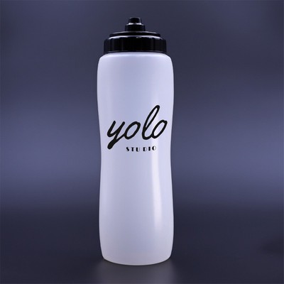 MOQ 50 LDPE 32oz Outdoor Cycling Sports Squeeze Water Bottle