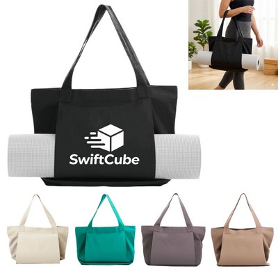 Canvas Yoga Tote Bag