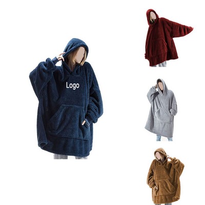 Lazy Wearable Blanket - Cozy Hoodie Blanket for Adults