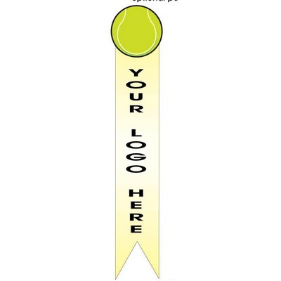 Tennis Ball Bookmark w/ Black Back