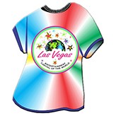Las Vegas Chip T-Shirt Lapel Pin