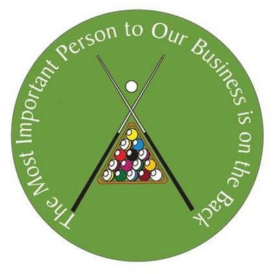 Pool Table Rack Photo Hand Mirror (2½" Diameter)