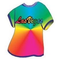 Las Vegas T-Shirt Mighty Mini Magnet