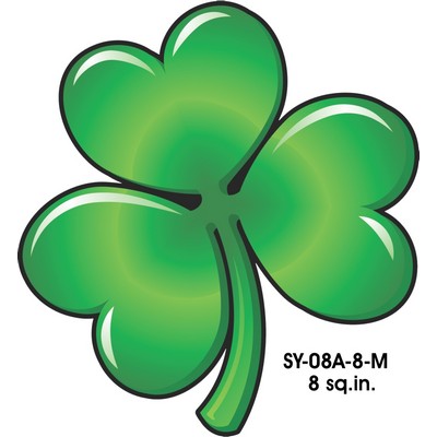 Shamrock Magnet w/ Full Magnetic Back (8 Square Inch)