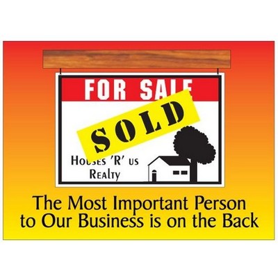 Sold Sign Rectangle Photo Hand Mirror (2½"x3½")