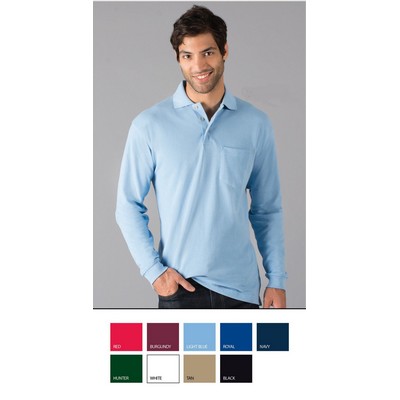 Men's Superblend™ Long Sleeve Pocketed Polo