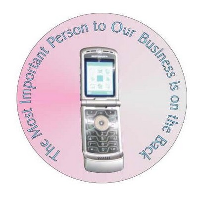 Cell Phone Photo Hand Mirror (2½" Diameter)