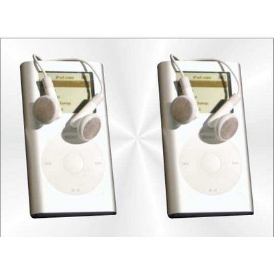 Mp3 Player Rectangle Badge w/ Bar Pin (2 1/2"x3 1/2")