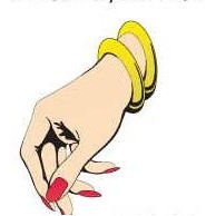 Manicured Hand Lapel Pin