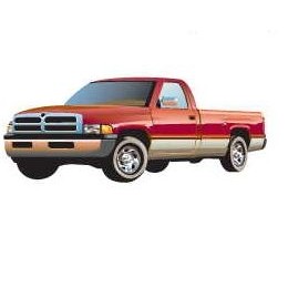 Red Pick Up Mighty Mini Magnet