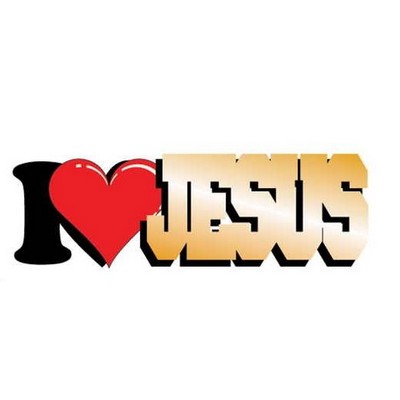I Love Jesus Executive Magnet w/ Full Magnetic Back (12 Square Inch)