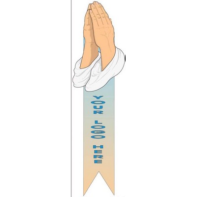 Praying Hands Bookmark w/ Black Back