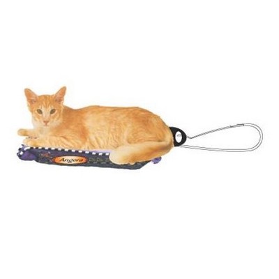 Angora Cat Zipper Pull