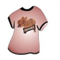 Long Haired Chihuahua Dog T-Shirt Lapel Pin