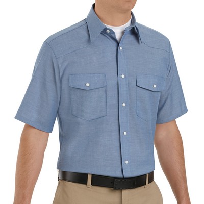Red Kap® Men's Short Sleeve Deluxe Western Style Shirt