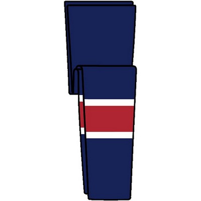 Columbus Pro Series Royal Blue Away Socks w/White & Red Stripes