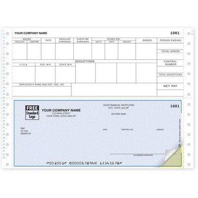Continuous Payroll Bottom Checks (1 Part)