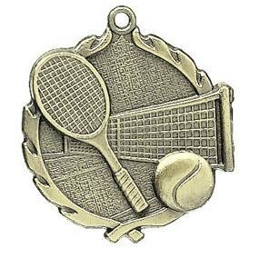 Medal, "Tennis" - 1 3/4" Wreath Edging