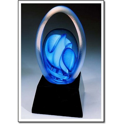 Madonna Pearl Sculpture w/ Marble Base (4"x7.5")