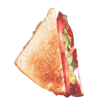 Sandwich Executive Magnet w/ Full Magnetic Back (10 Square Inch)