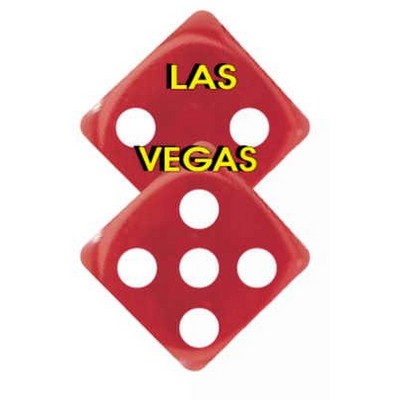 Las Vegas Dice Maxi Magnet (4 Square Inch)