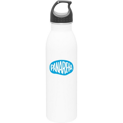 24 oz h2go Solus Water Bottle (White)