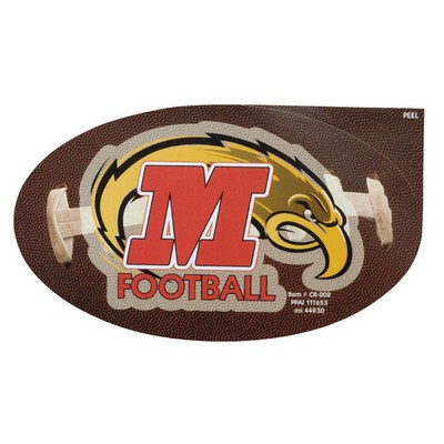 Repositionable Oval Car Sign (6"x3½")