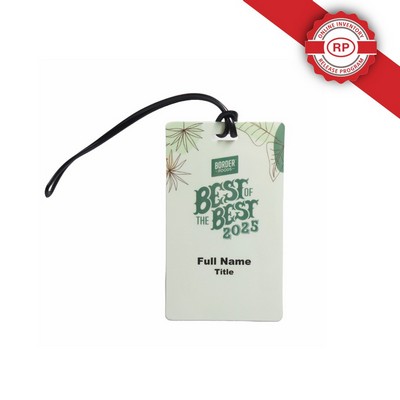 USA Made Laminated Event Tag (2"x3") Rectangle