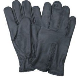 Unlined Leather Driving Gloves w/Zippered Back