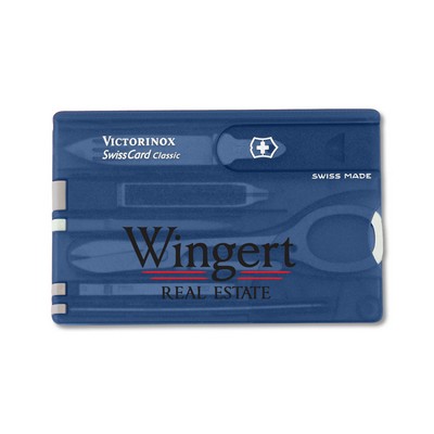 Swiss Army® Sapphire Blue Swisscard Tools in Card Case